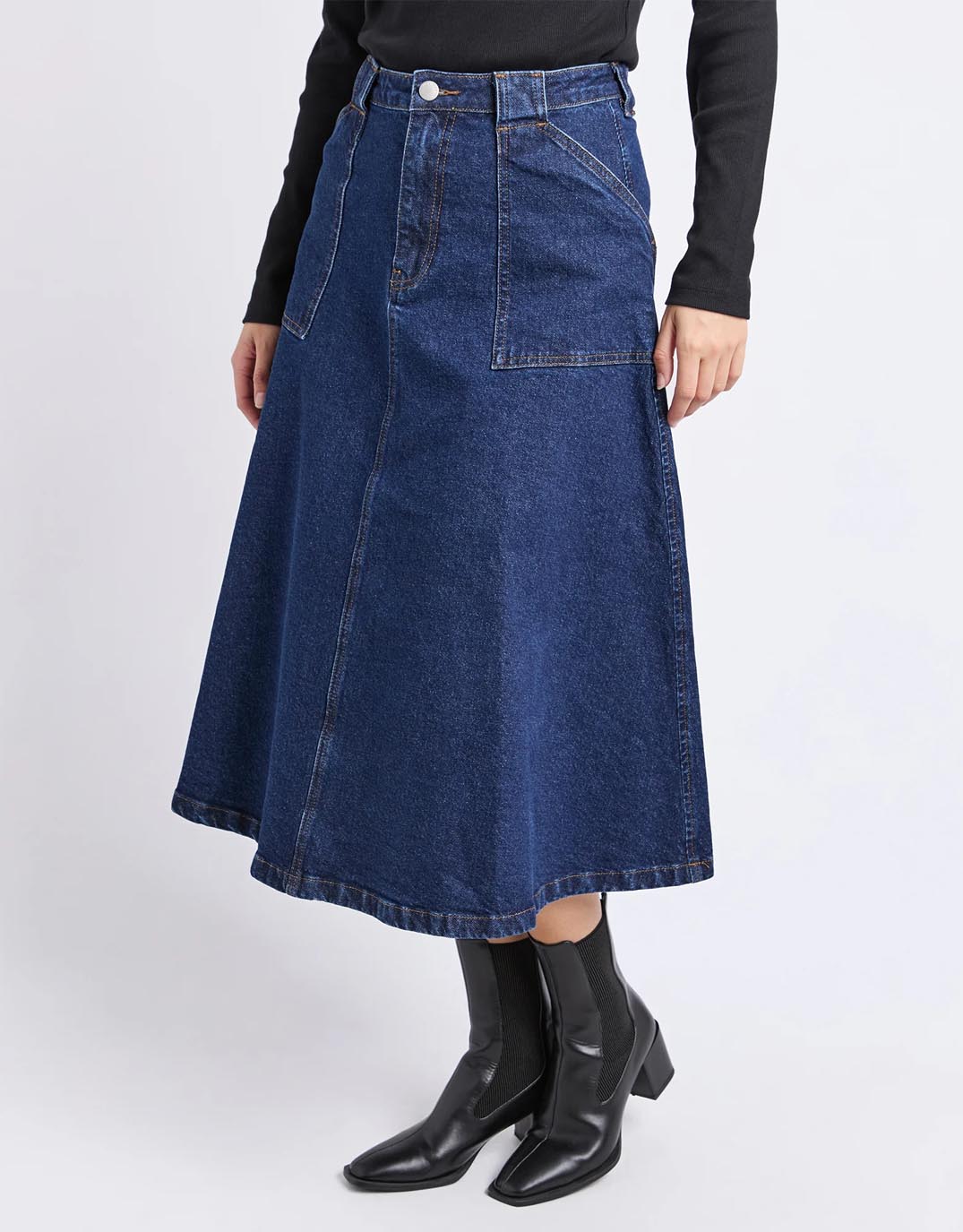Foxwood Potter Skirt (Indigo)