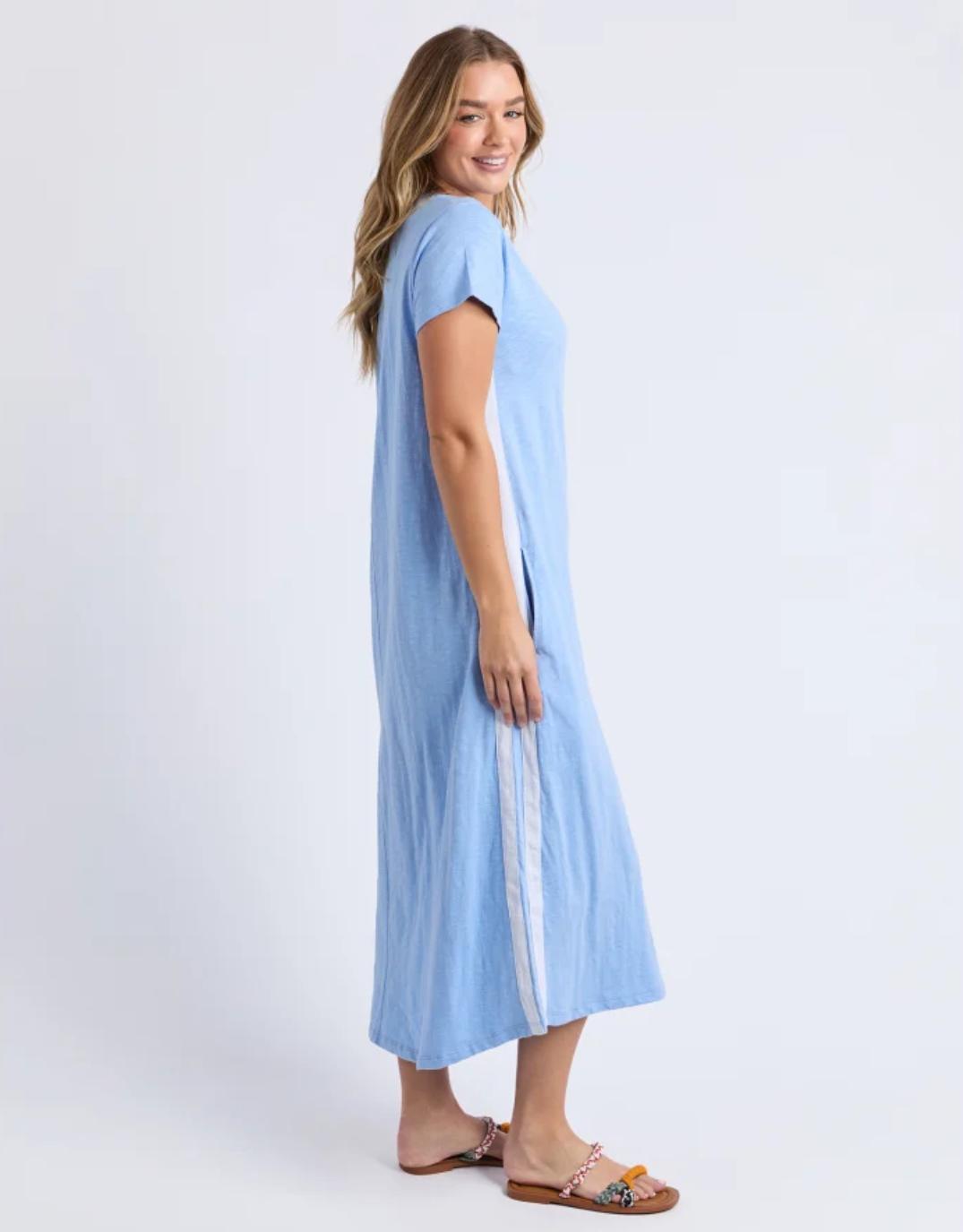 Image of Dresses. Product name - Recovery Dress Blue in Blue colour by brand - Foxwood