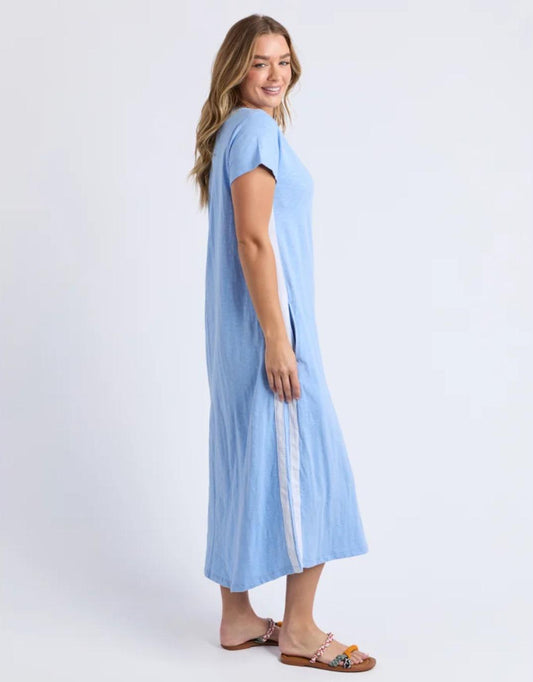 Image of Dresses. Product name - Recovery Dress Blue in Blue colour by brand - Foxwood