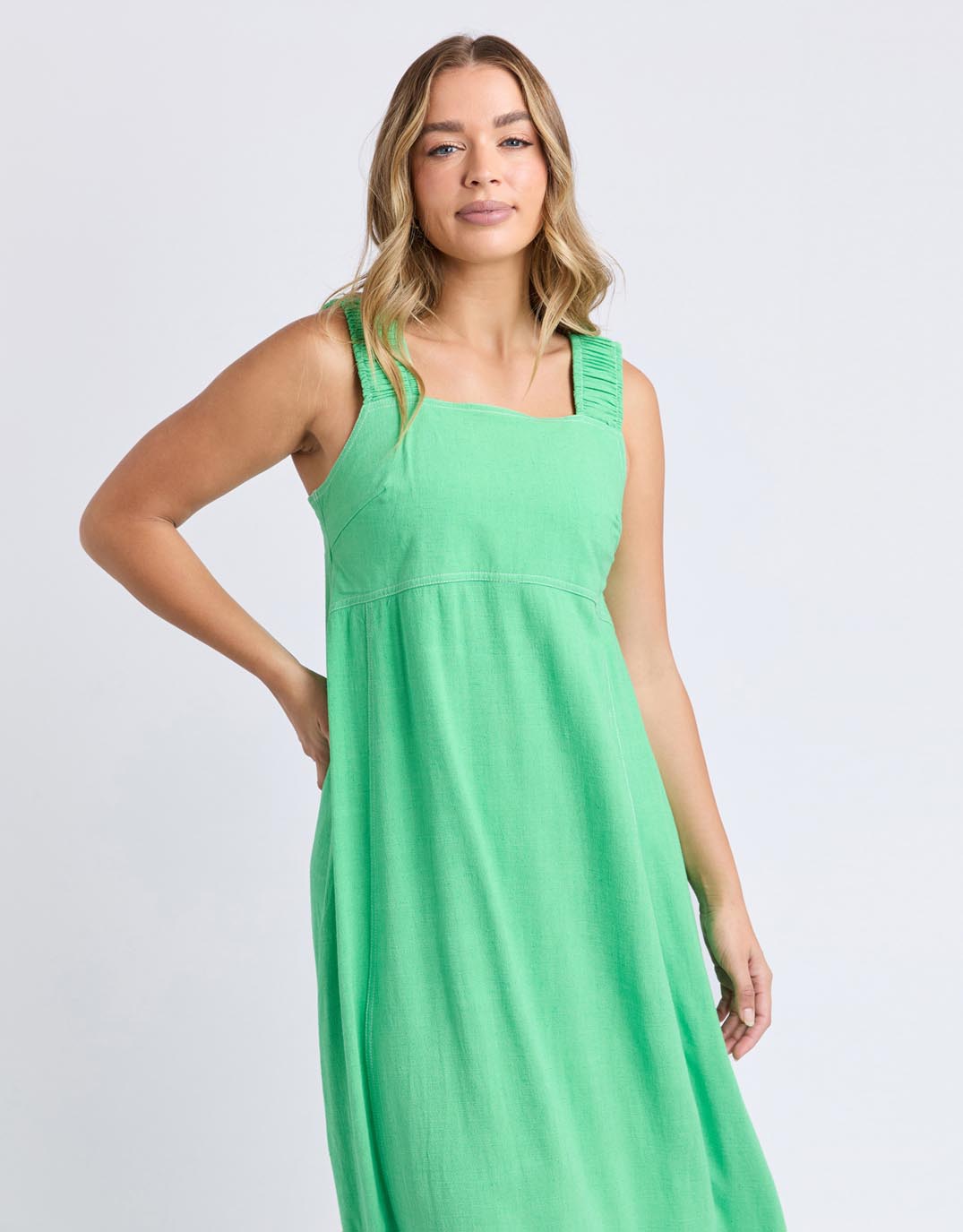 Foxwood Sage Dress (Irish Green)