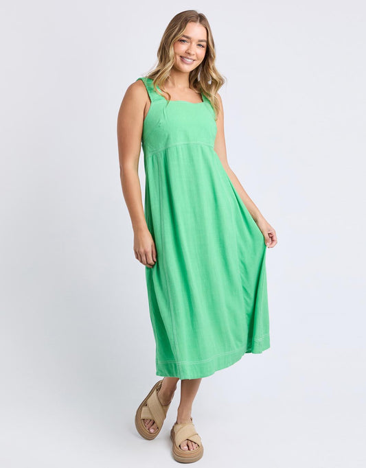 Image of Dresses. Productname: Sage Dress - in Irish Green colour by brand - Foxwood