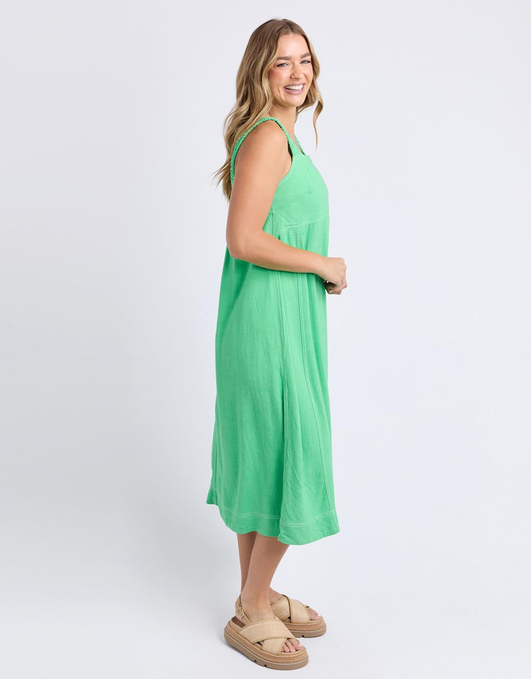 Foxwood Sage Dress (Irish Green)