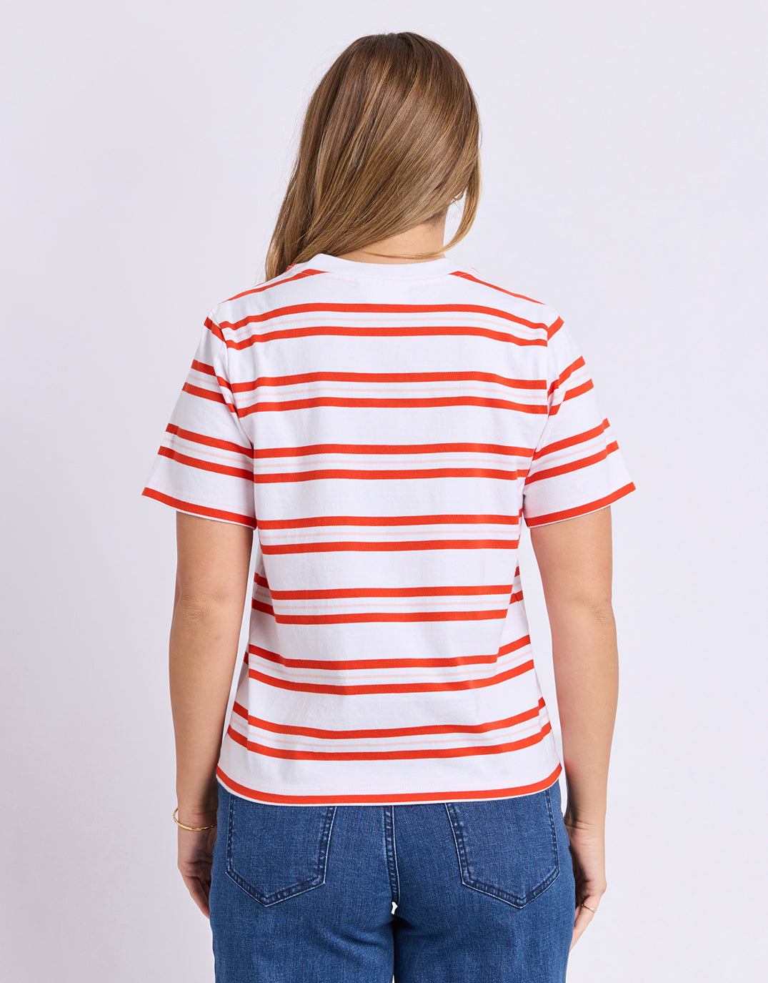 Foxwood Pure Stripe Tee (White)