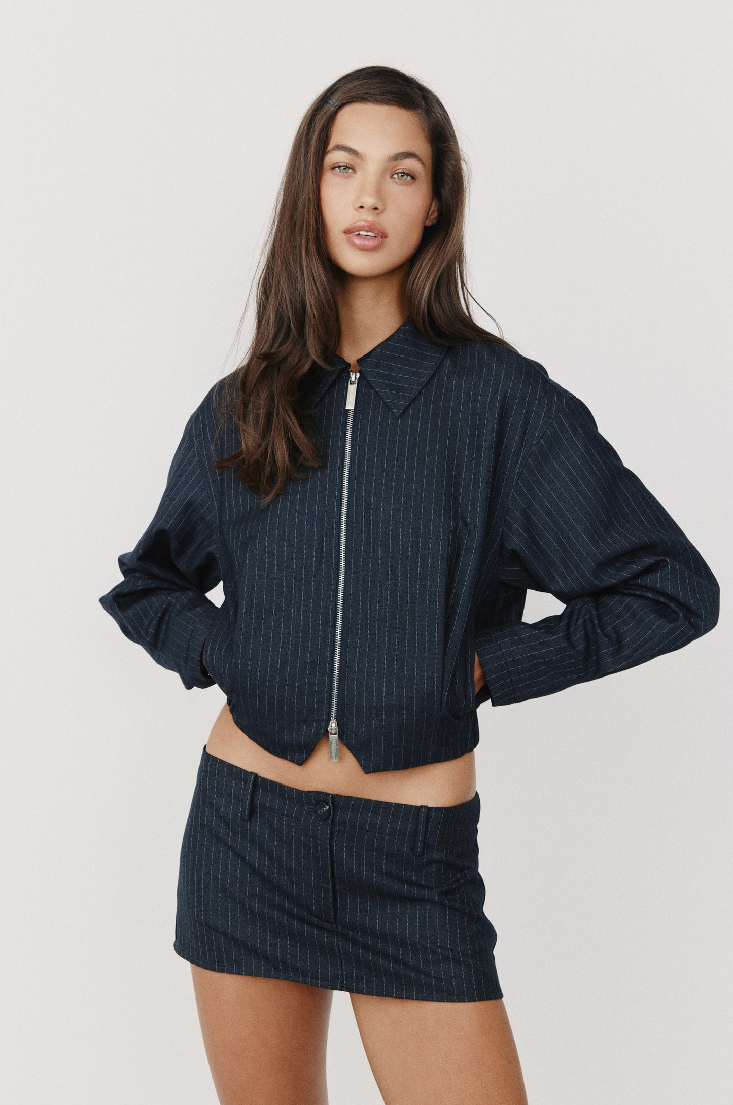 Fred Jacket (Pinstripe)