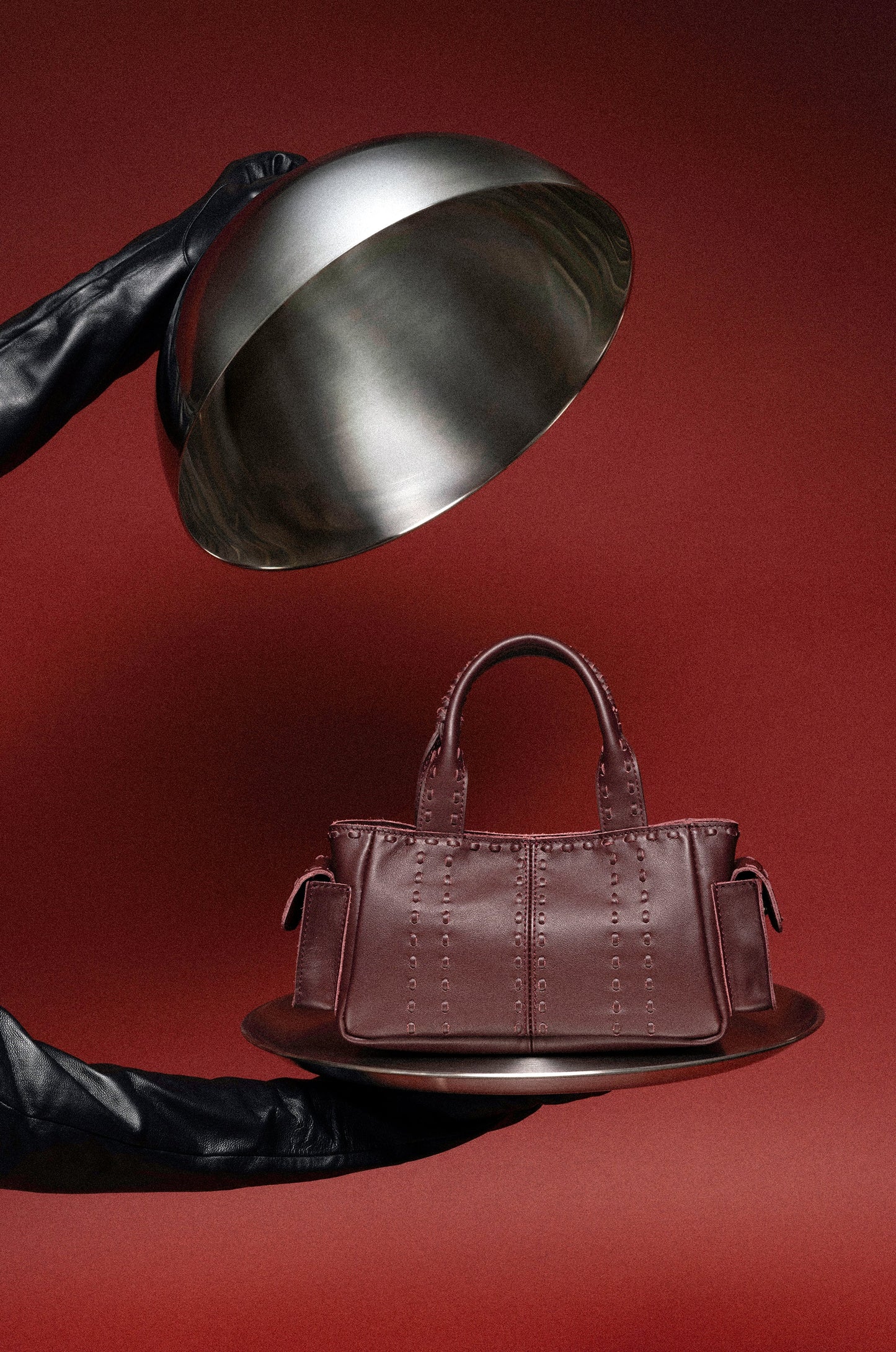Image of Bags. Product name - Freddie Bag in Bordeaux colour by brand - With Jéan