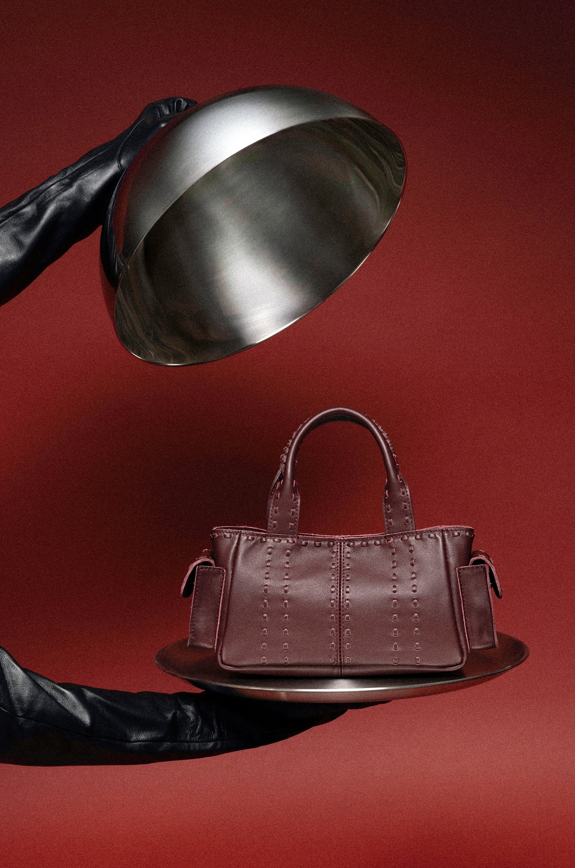 Image of Bags. Product name - Freddie Bag in Bordeaux colour by brand - With Jéan