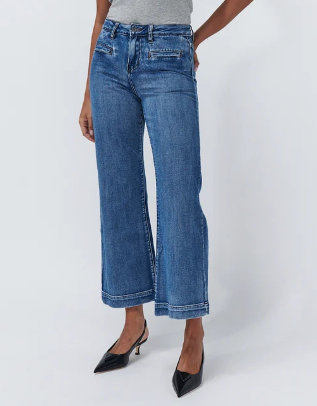 Image of Jeans. Product name - Freya Jeans Waterfall in Waterfall colour by brand - Kireina