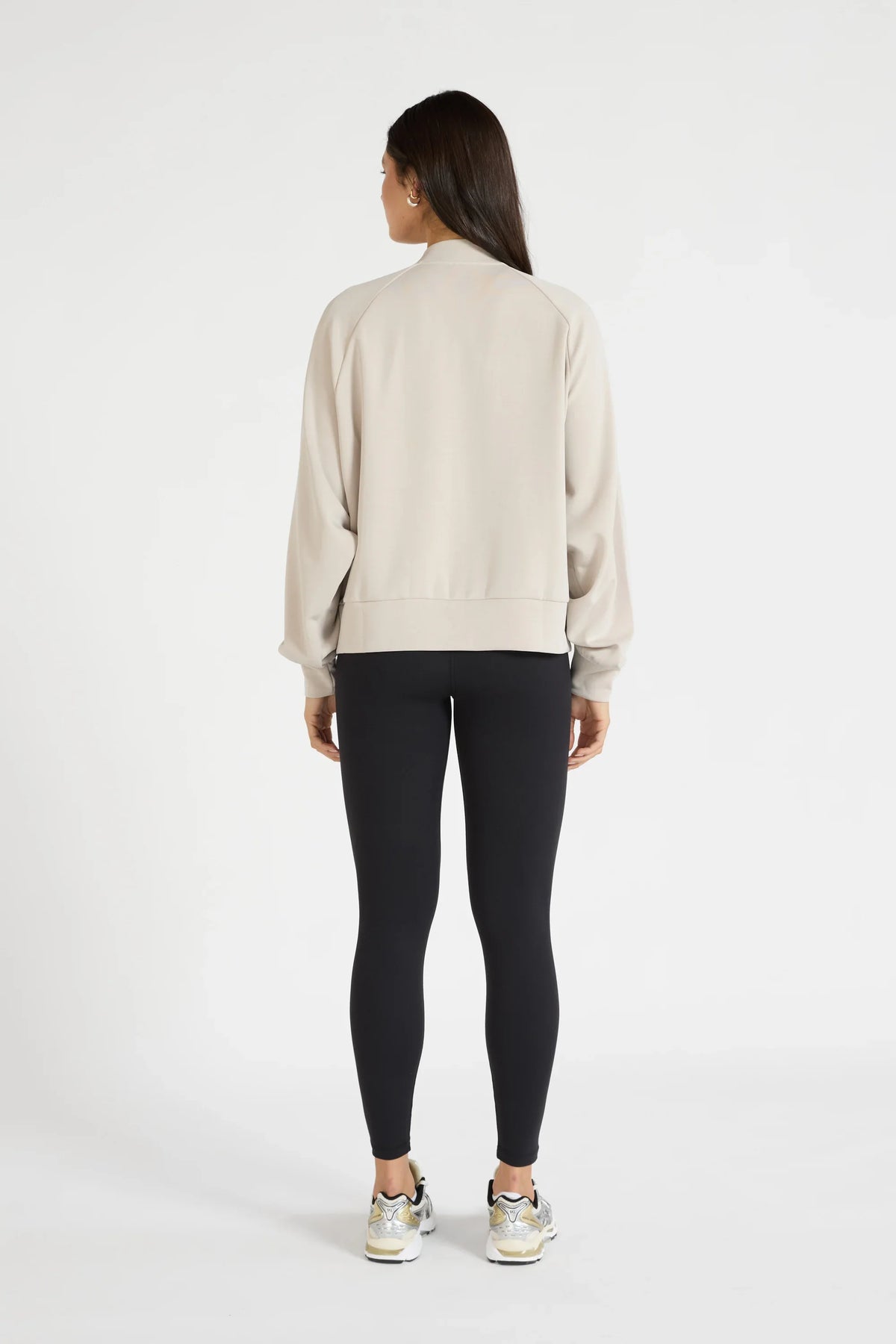 Soft Luxury Bomber Jacket (Stone)