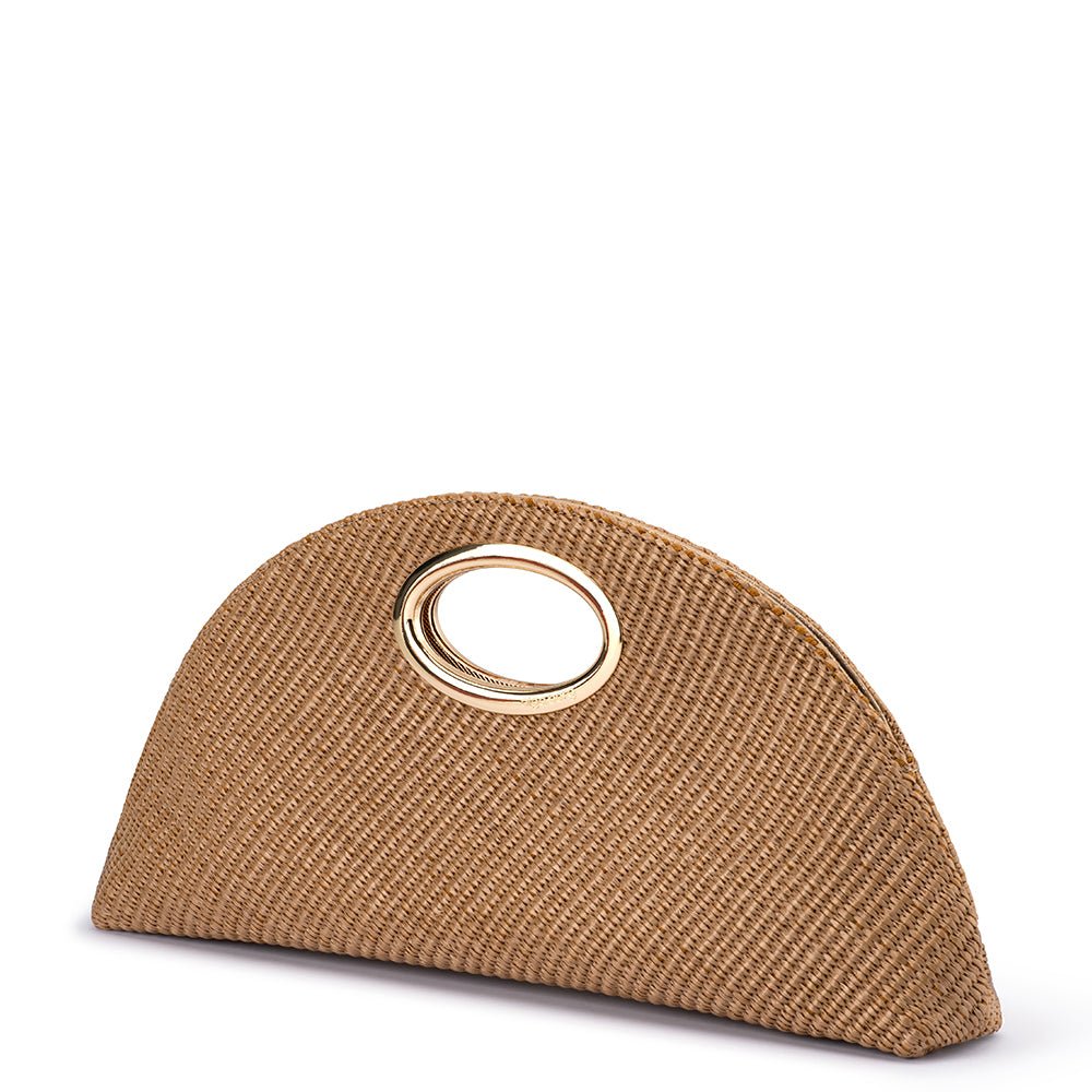 Olga Berg GEENA Straw Bag (Natural)