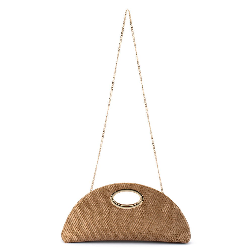 Olga Berg GEENA Straw Bag (Natural)