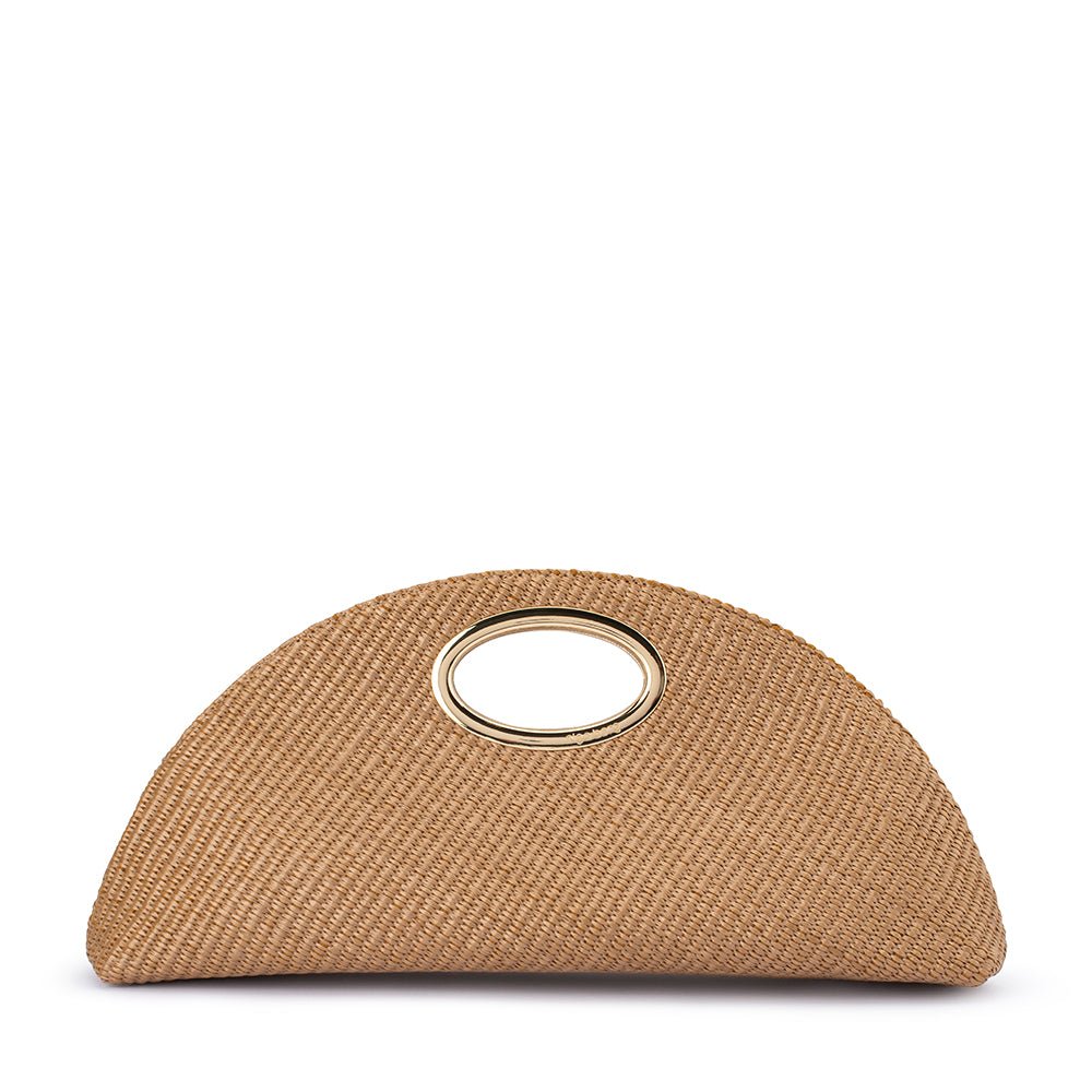 Olga Berg GEENA Straw Bag (Natural)