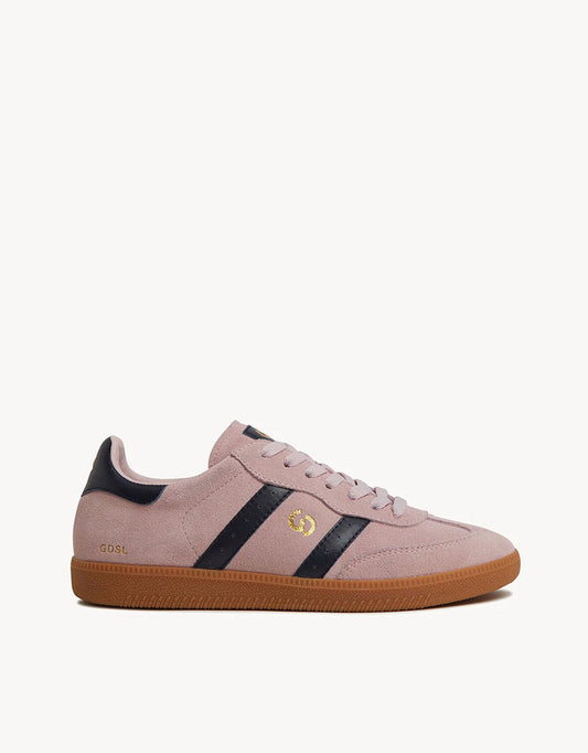 Image of Shoes. Product name - Parallel Suede Sneakers Pink/Navy in Pink/Navy colour by brand - Goodsole