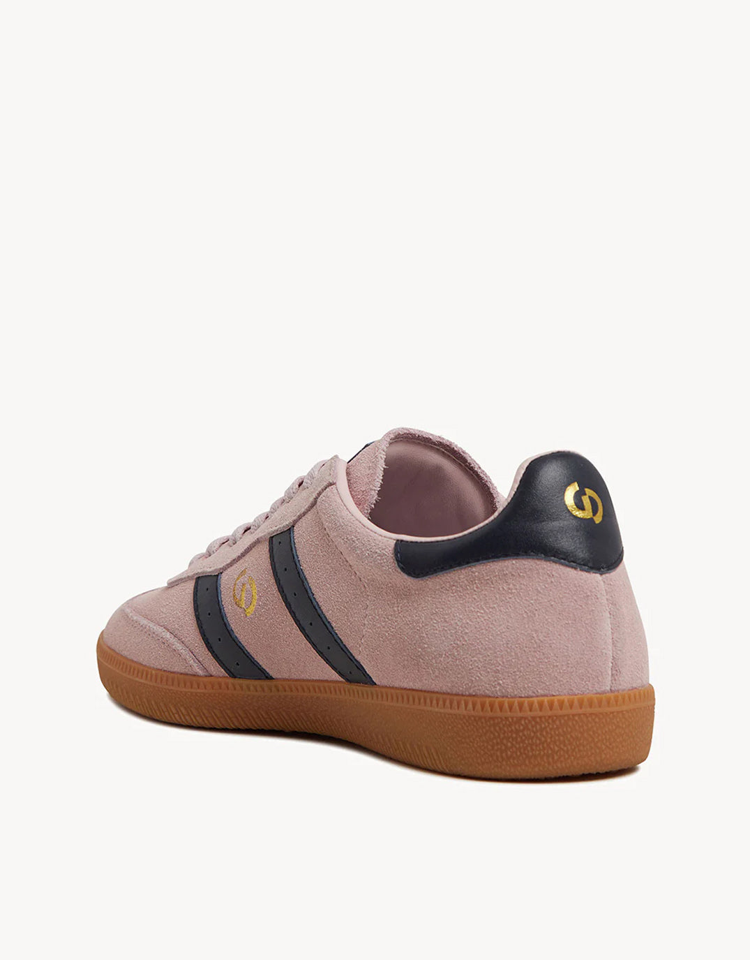 Goodsole Parallel Suede Sneakers (Pink/Navy)