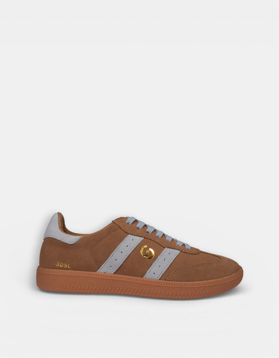 Image of Shoes. Product name - Parallel Suede Sneakers Smoke Brown/Blue in Smoke Brown/Blue colour by brand - Goodsole