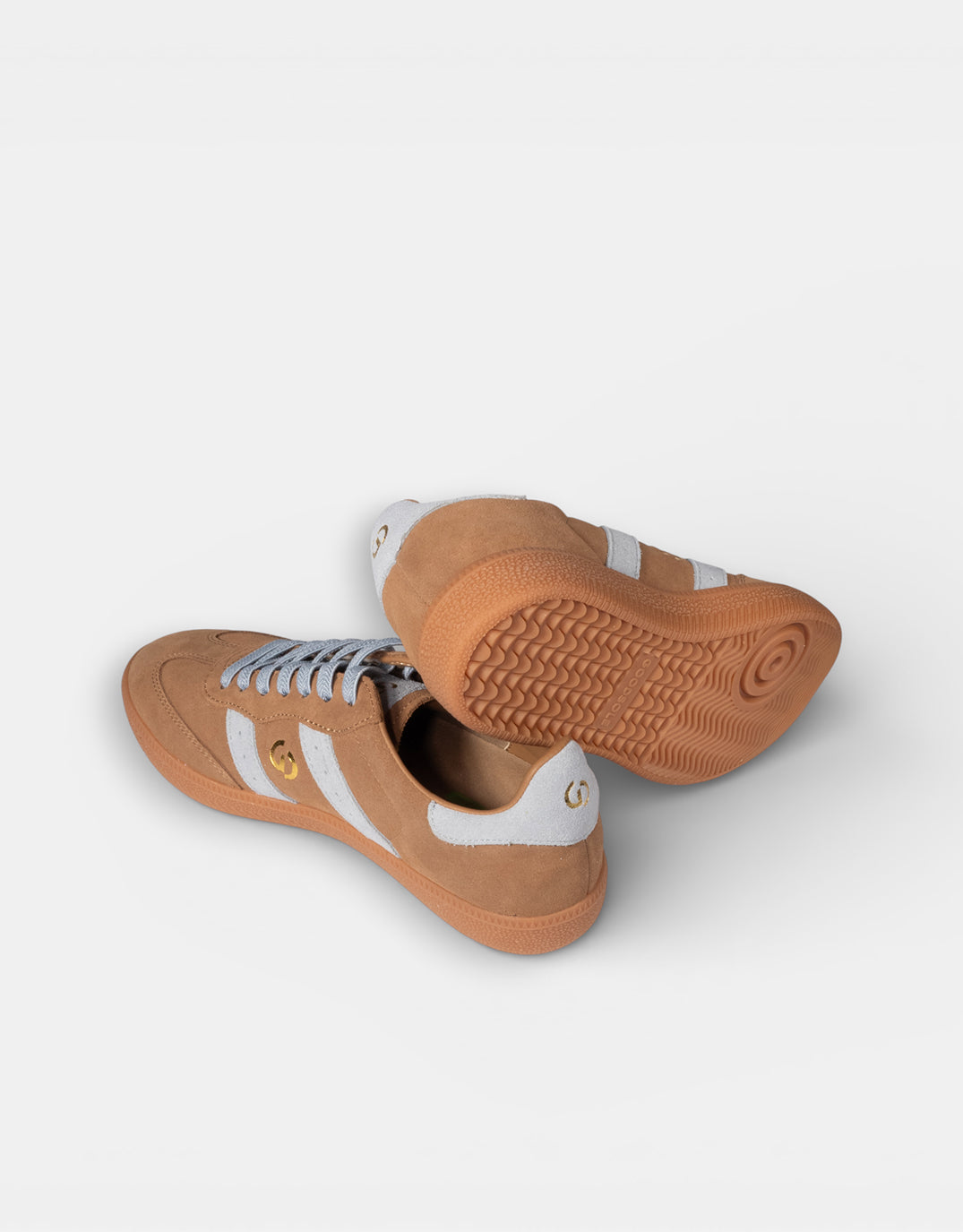 Goodsole Parallel Suede Sneakers (Smoke Brown/Blue)