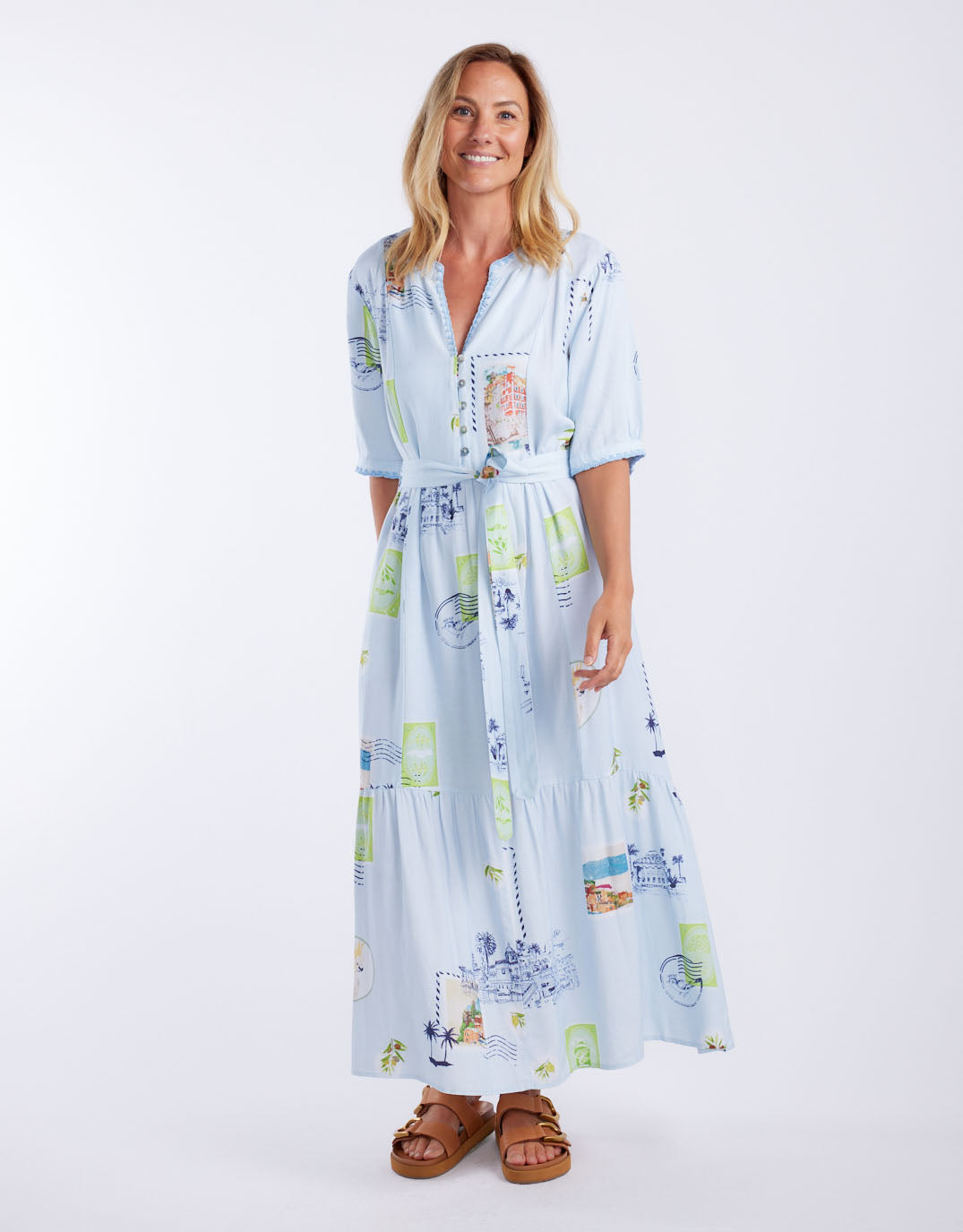 Destination Maxi Dress - (Pale Blue)
