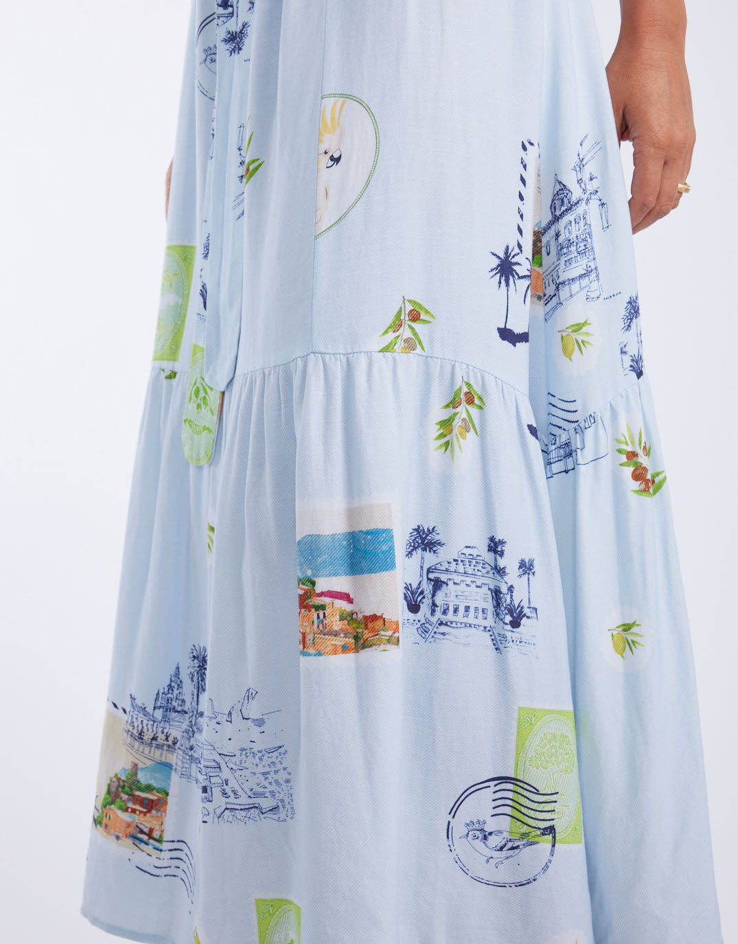 Destination Maxi Dress - (Pale Blue)