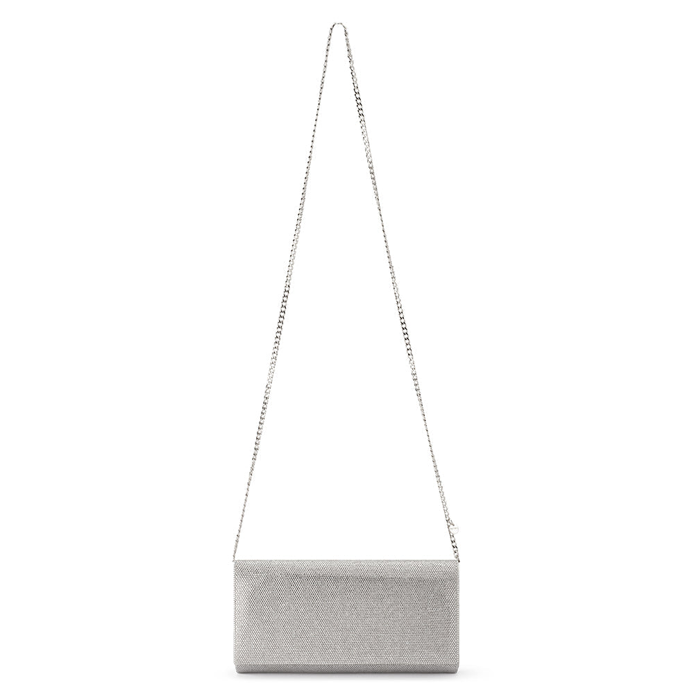 Olga Berg GRACE Envelope Clutch (Silver)
