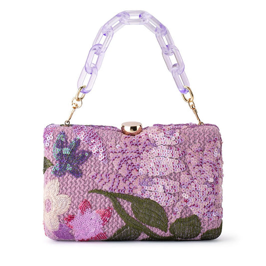 Olga Berg GRETA Clutch (Floral)
