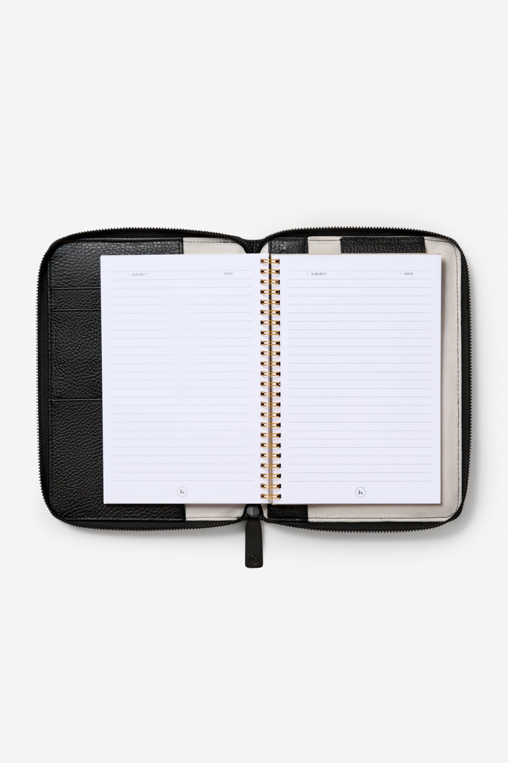 KINNON HARLEY A5 COMPENDIUM WITH HARDWARE (Black)