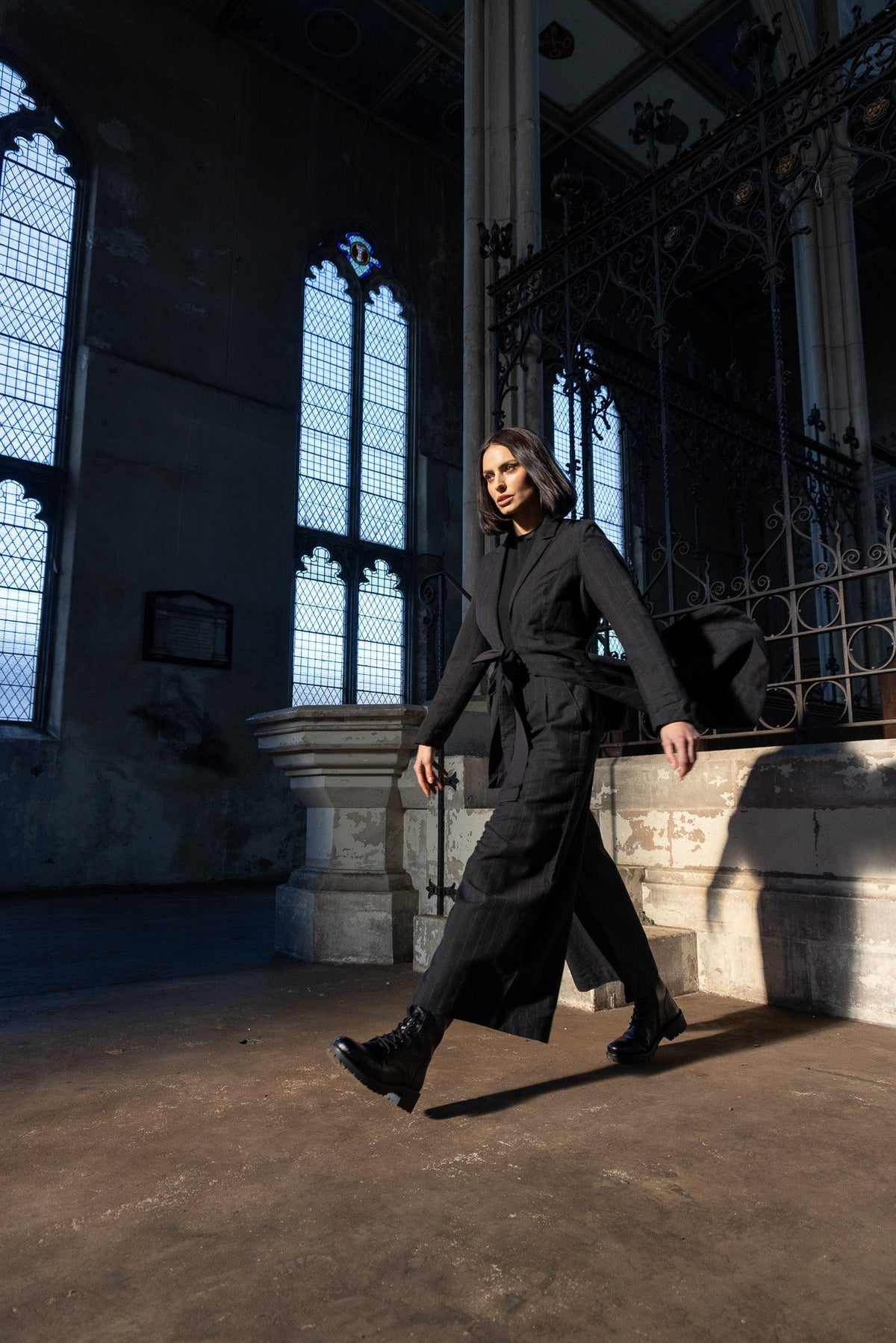 Harriet Trouser - Wool & Cotton