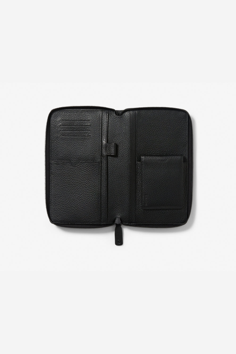 KINNON HEMINGWAY TRAVEL WALLET WITH HARDWARE (Black)