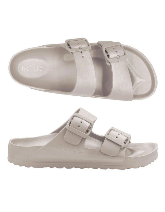 Image of Shoes. Productname: Sundreamer Slide - in Sand colour by brand - Holster