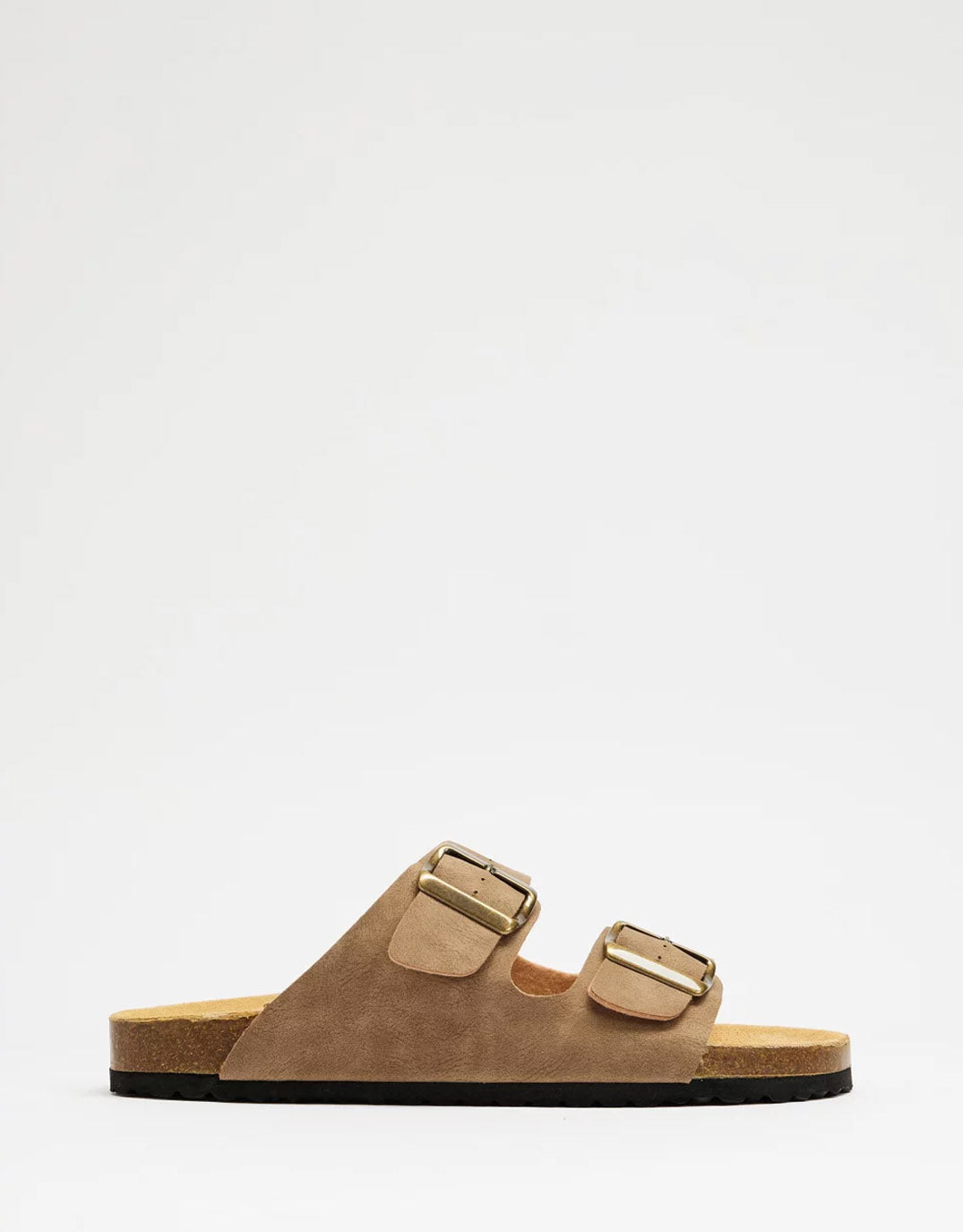 Human Shoes Ibiza Slides (Taupe)