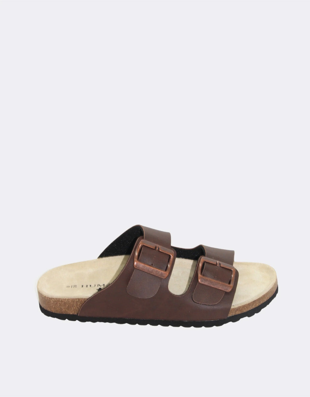 Human Shoes Ibiza Slides (Chocolate)