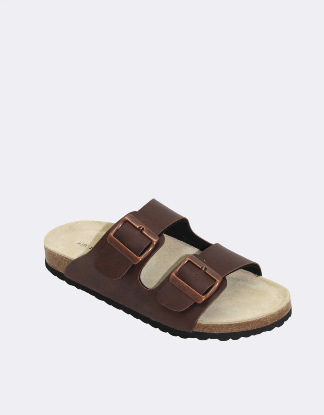 Human Shoes Ibiza Slides (Chocolate)