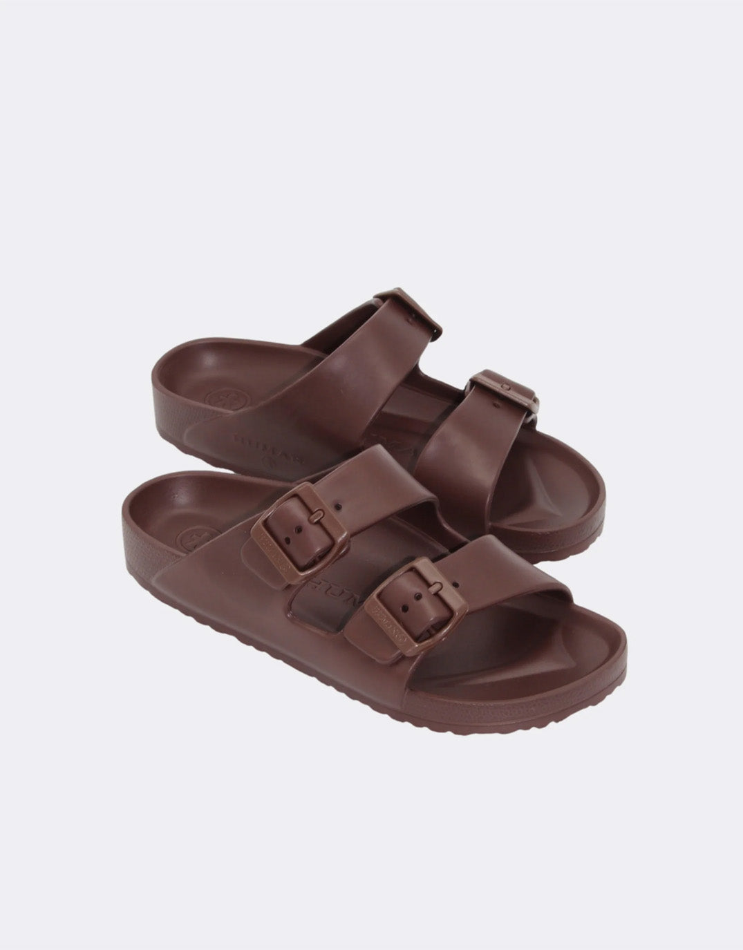 Image of Shoes. Product name - Ripe Slide Chocolate in Chocolate colour by brand - Human Shoes