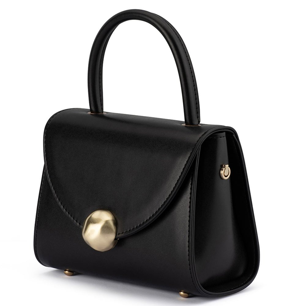 Olga Berg HUX Top Handle Bag (Black)