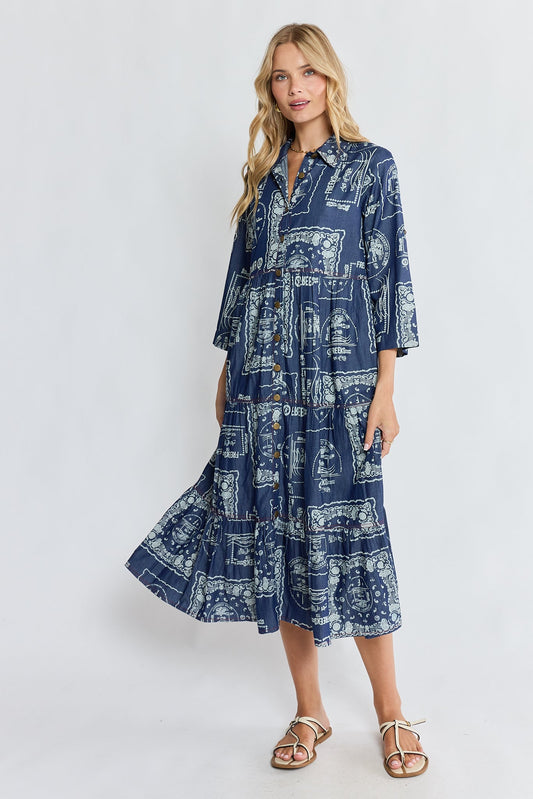 I.B.S.A PRE SALE | IBSA Dakota Midi (Denim)