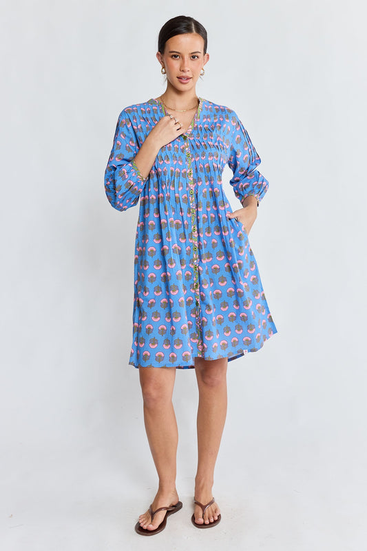 Image of Dresses. Product name - IBSA Duke Dress Sky in Sky colour by brand - I.B.S.A