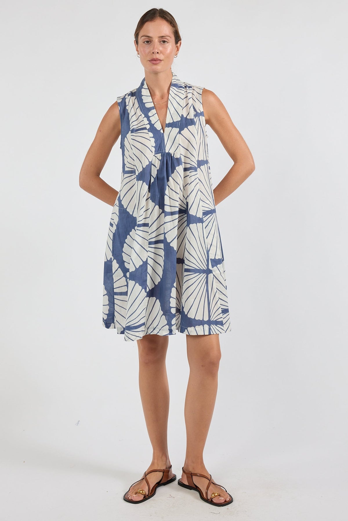 I.B.S.A PRE SALE | IBSA Kayce Sleeveless Dress (Navy)