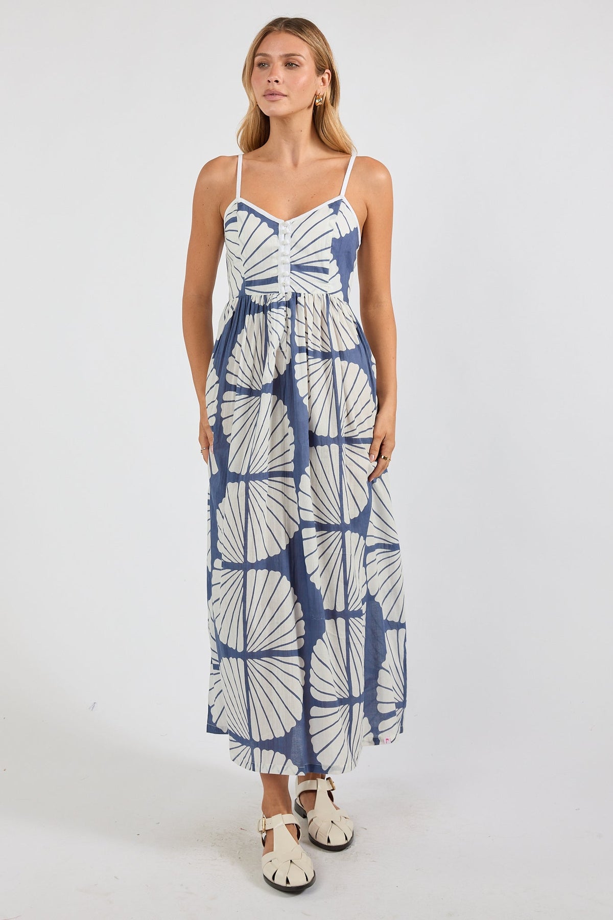 I.B.S.A PRE SALE | IBSA Kayce Sundress (Navy)