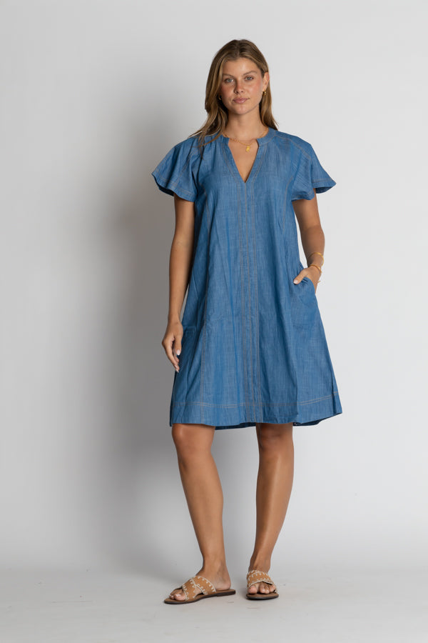 Image of Dresses. Product name - IBSA Kentucky Swing Dress Light in Light colour by brand - I.B.S.A
