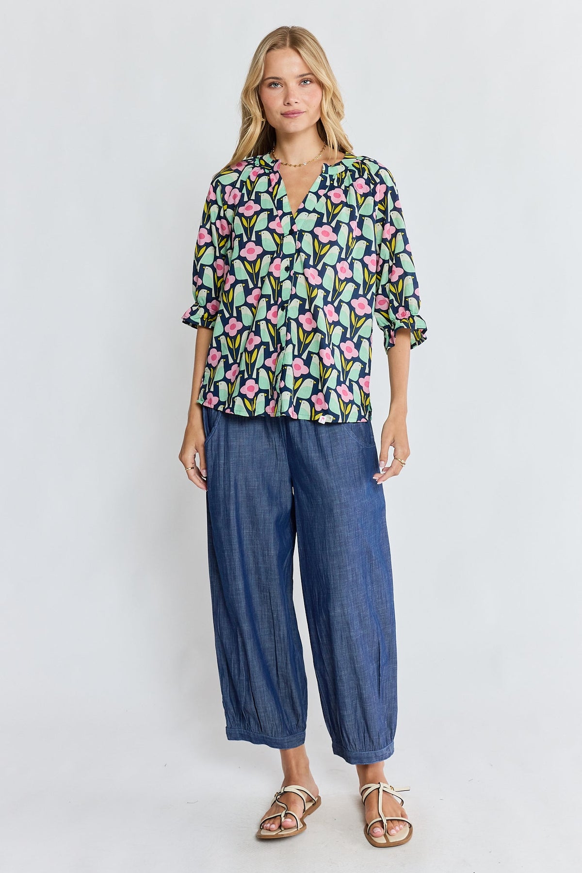 I.B.S.A PRE SALE | IBSA Maya Top (Navy)