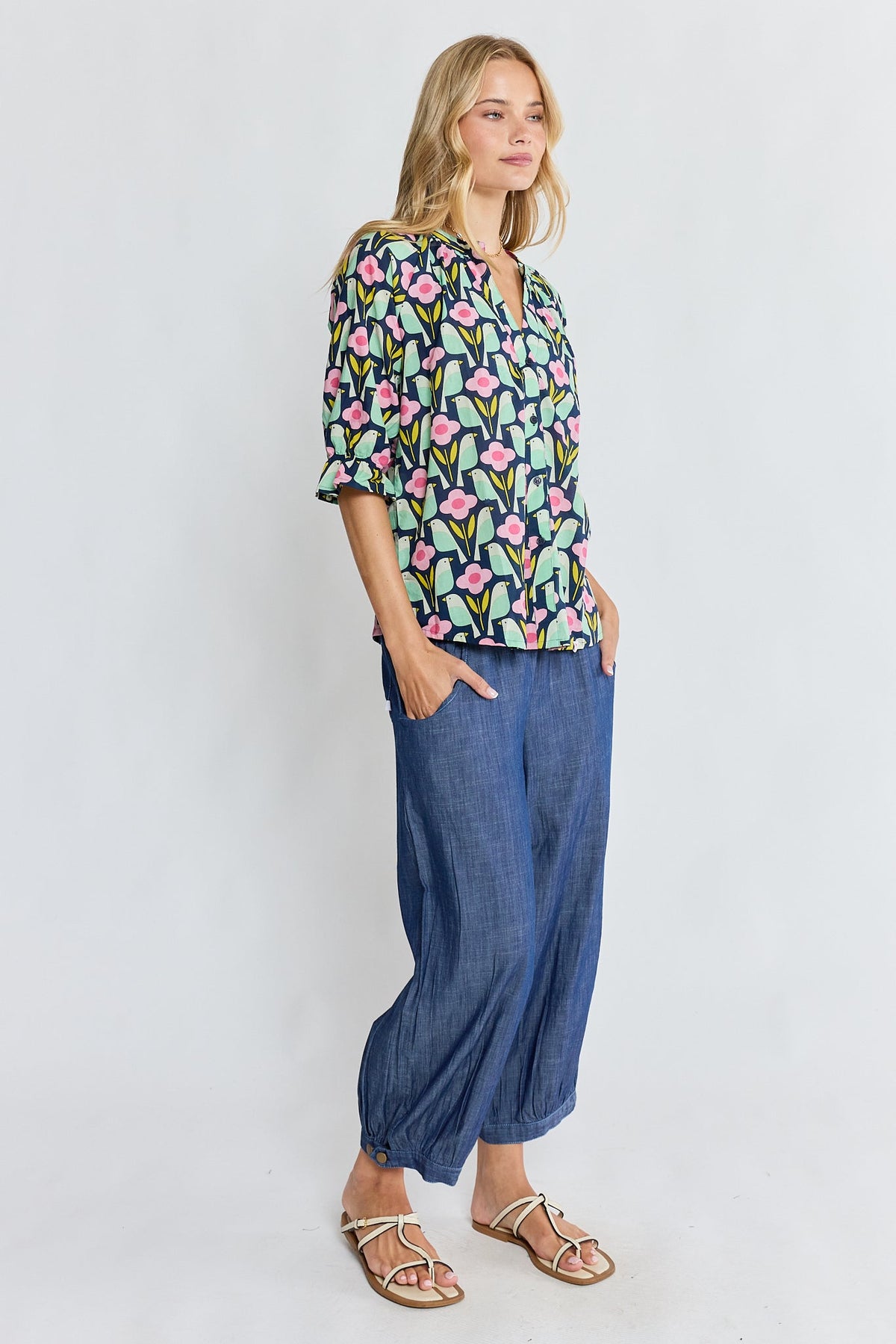 I.B.S.A PRE SALE | IBSA Maya Top (Navy)