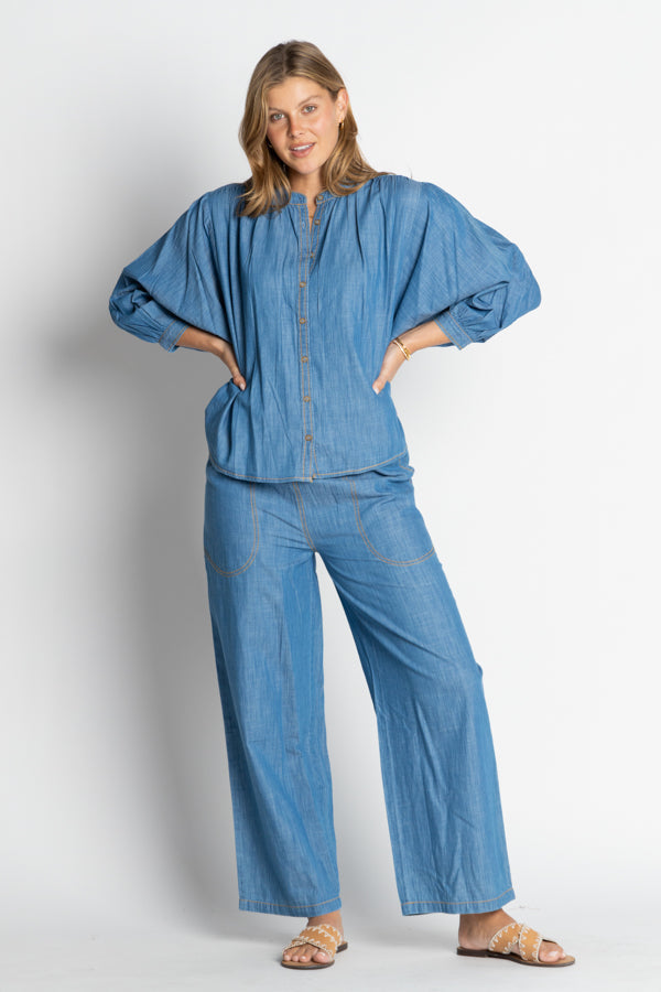 I.B.S.A IBSA Memphis Button Top (Light)