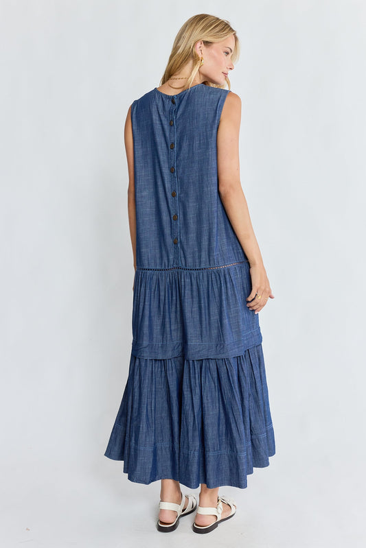 I.B.S.A PRE SALE | IBSA Montana Sleeveless Midi Dark (Tan)