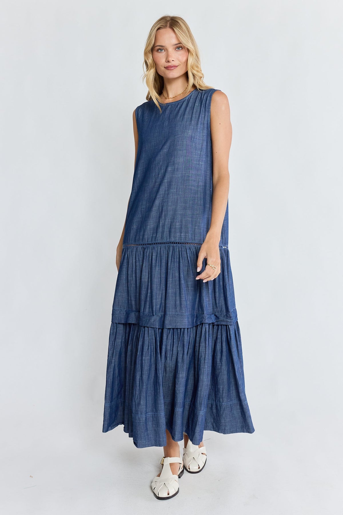I.B.S.A PRE SALE | IBSA Montana Sleeveless Midi Dark (Tan)