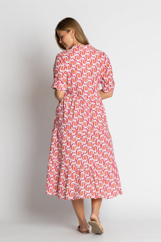 I.B.S.A IBSA Nashville Button Midi (Melon)