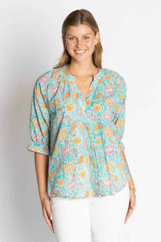 Image of a model wearing Tops. Productname: IBSA Nebraska Top in Top colour by brand - I.B.S.A