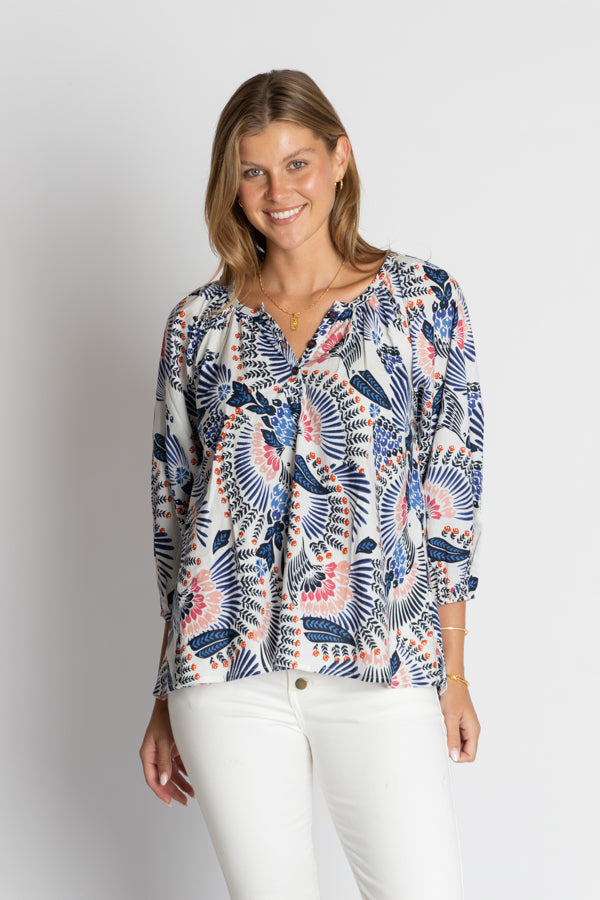 Image of a model wearing Tops. Product name - IBSA Oklahoma Top in Top colour by brand - I.B.S.A