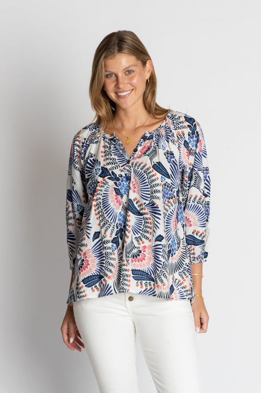 Image of a model wearing Tops. Product name - IBSA Oklahoma Top in Top colour by brand - I.B.S.A