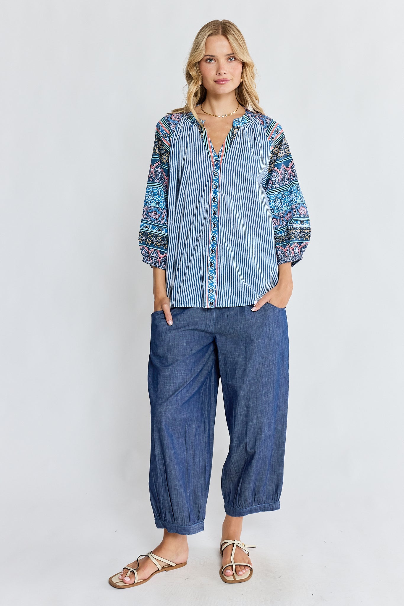 I.B.S.A IBSA Oxana Shirt (Navy)