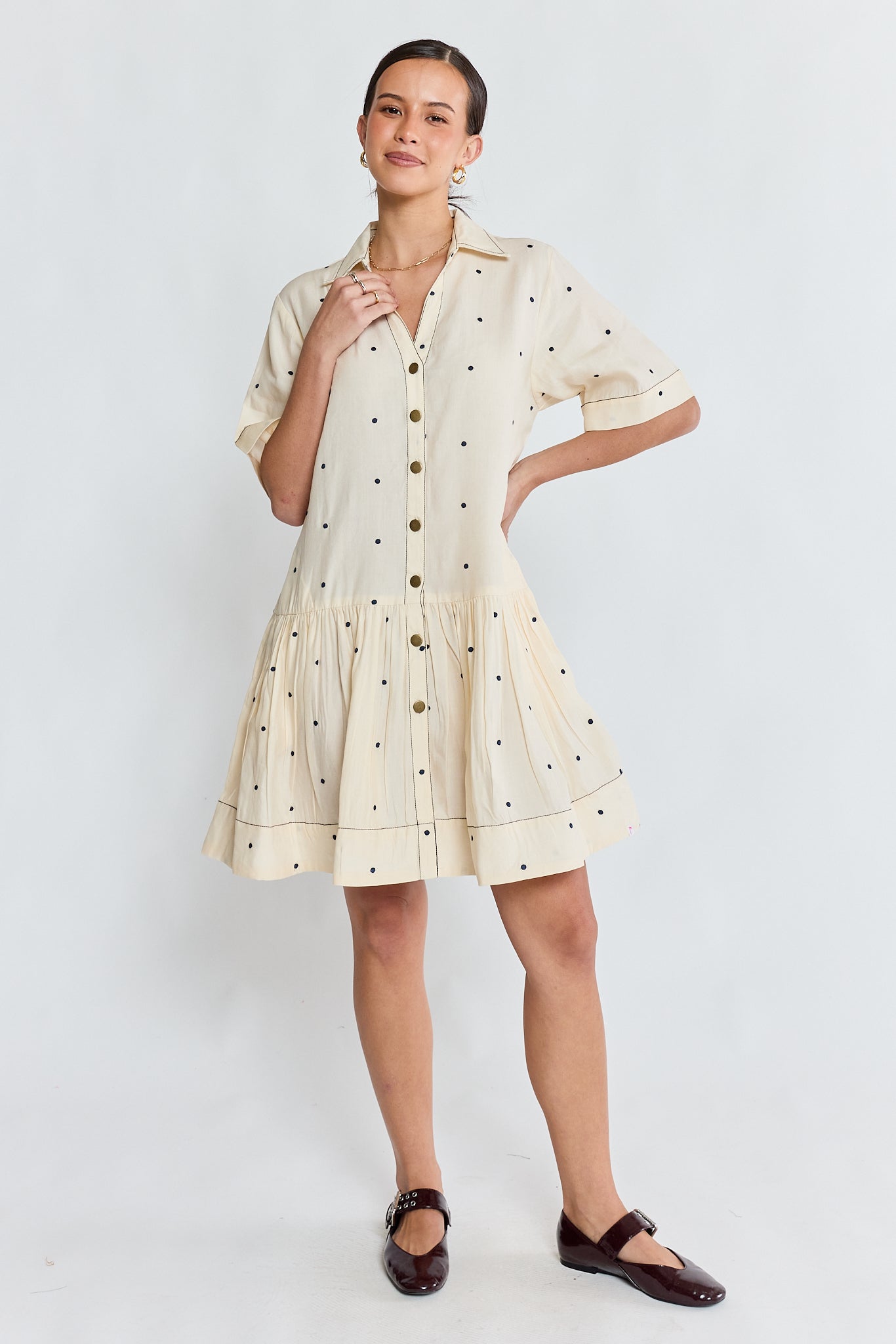 I.B.S.A IBSA River Dress (Cream)