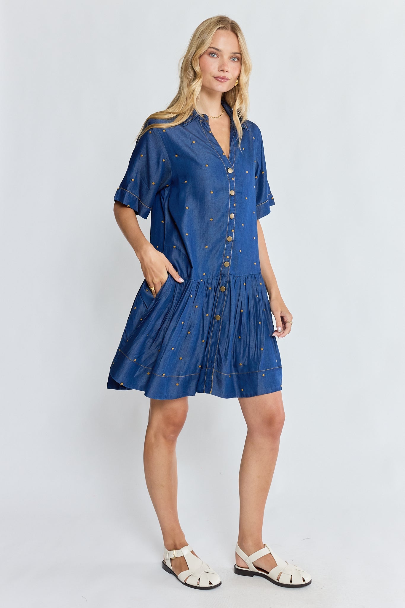 I.B.S.A IBSA River Dress (Indigo)