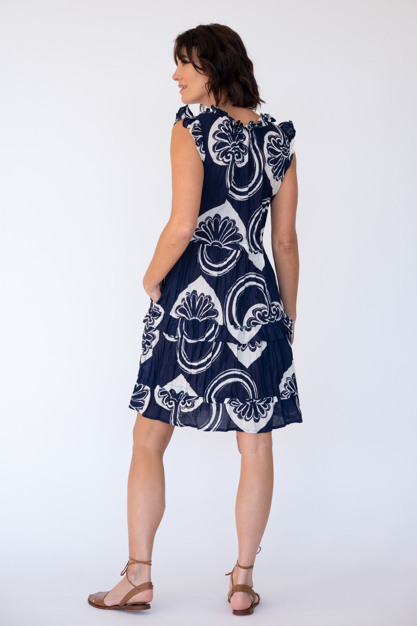 I.B.S.A IBSA Sierra S/Less Dress (Navy)